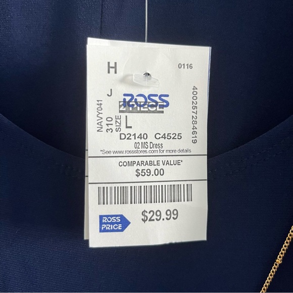 Sandra Darren Long Sleeve Sheer Jacket Dress - Picture 9 of 9